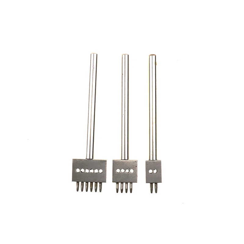 2/4/6 Prong Hole 4mm Leather Spacing Hole Tool 1 Hole Diameter Punch Tools Round Row Punch Drilling Tools Leather Craft
2/4/6 Prong Hole 4mm Leather Spacing Hole Tool 1 Hole Diameter Punch Tools Round Row Punch Drilling Tools Leather Craft