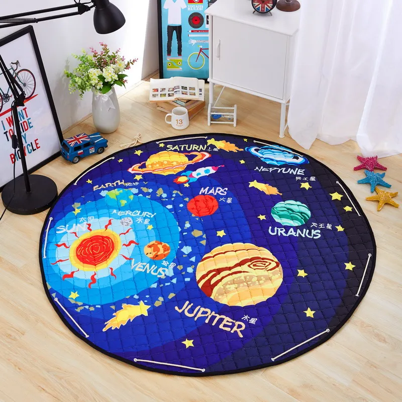 150CM Cotton Baby Play Mat Kids Crawling Mat Children Carpet Rugs Baby Toys Mat Kids Toys Sundries Pouch Round Storage Bag PX26
150CM Cotton Baby Play Mat Kids Crawling Mat Children Carpet Rugs Baby Toys Mat Kids Toys Sundries Pouch Round Storage Bag PX26