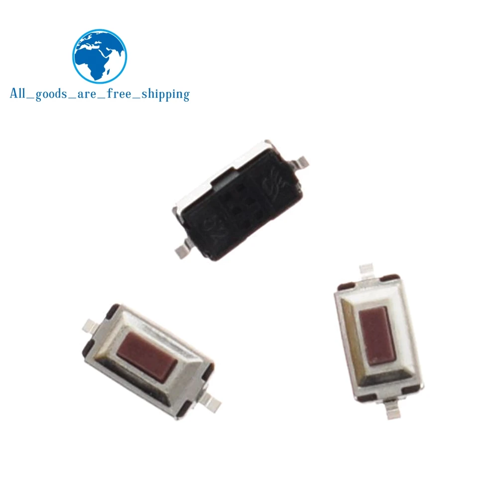 TZT 50pcs SMT 3*6*2.5 MM Tactile Tact Push Button Micro Switch Momentary 2 Pins 3x6x2.5H
TZT 50pcs SMT 3*6*2.5 MM Tactile Tact Push Button Micro Switch Momentary 2 Pins 3x6x2.5H