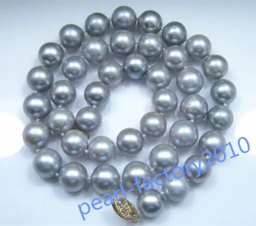 Free Shipping >>>>>18" AAA 10-11 MM SOUTH SEA NATURAL gray PEARL NECKLACE 14K CLASP
Free Shipping >>>>>18" AAA 10-11 MM SOUTH SEA NATURAL gray PEARL NECKLACE 14K CLASP