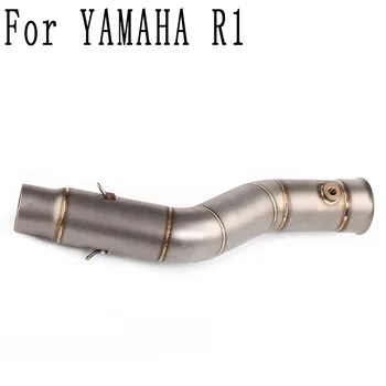 Modified Slip On For Yamaha R1 Exhaust Muffler Middle Tube Link Pipe For YZF-R1 YZF R1 Without Muffler YA004
Modified Slip On For Yamaha R1 Exhaust Muffler Middle Tube Link Pipe For YZF-R1 YZF R1 Without Muffler YA004