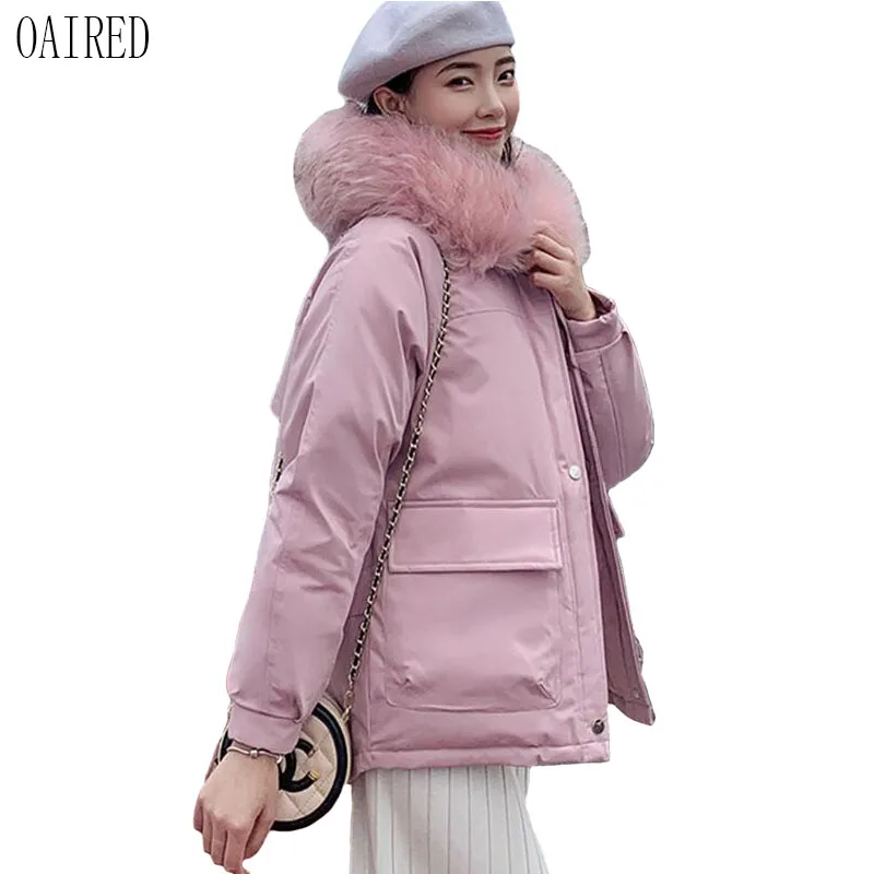 Winter Jacket Coat Women 2019 New Parka Women Winter Short Slim Large Fur Collar Thickening Warm Parkas Female Outerwear Black
Winter Jacket Coat Women 2019 New Parka Women Winter Short Slim Large Fur Collar Thickening Warm Parkas Female Outerwear Black