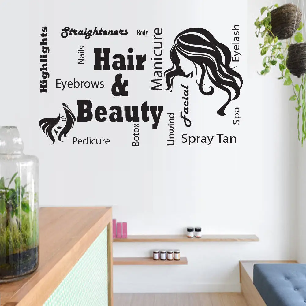 Виниловые Настенные стикеры Hair and Beauty, настенные наклейки для педикюра, ресниц, бровей, съемные настенные украшения для салона, художественный настенный постер Z938
Виниловые Настенные стикеры Hair and Beauty, настенные наклейки для педикюра, ресниц, бровей, съемные настенные украшения для салона, художественный настенный постер Z938