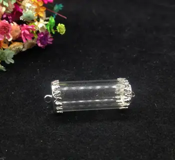 20sets/lot 28*12mm double open tube glass globe button two base set glass bottle glass vail pandent fashion jewelry glass dome
20sets/lot 28*12mm double open tube glass globe button two base set glass bottle glass vail pandent fashion jewelry glass dome
