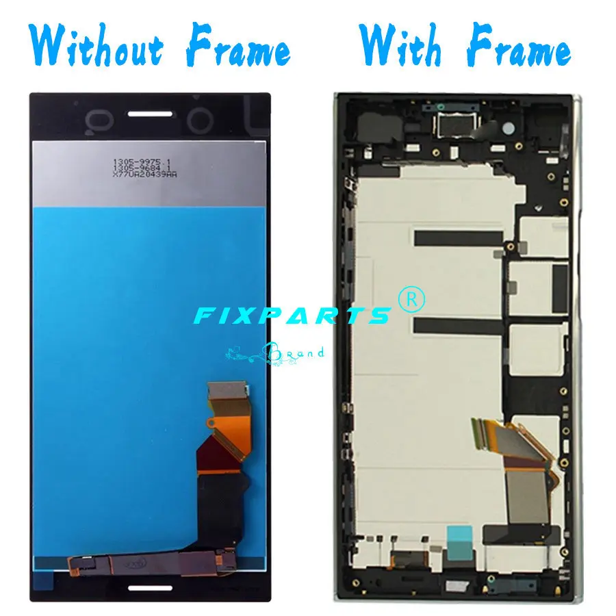 Sony Xperia XZ Premium LCD Display Touch Screen Digitizer With Frame