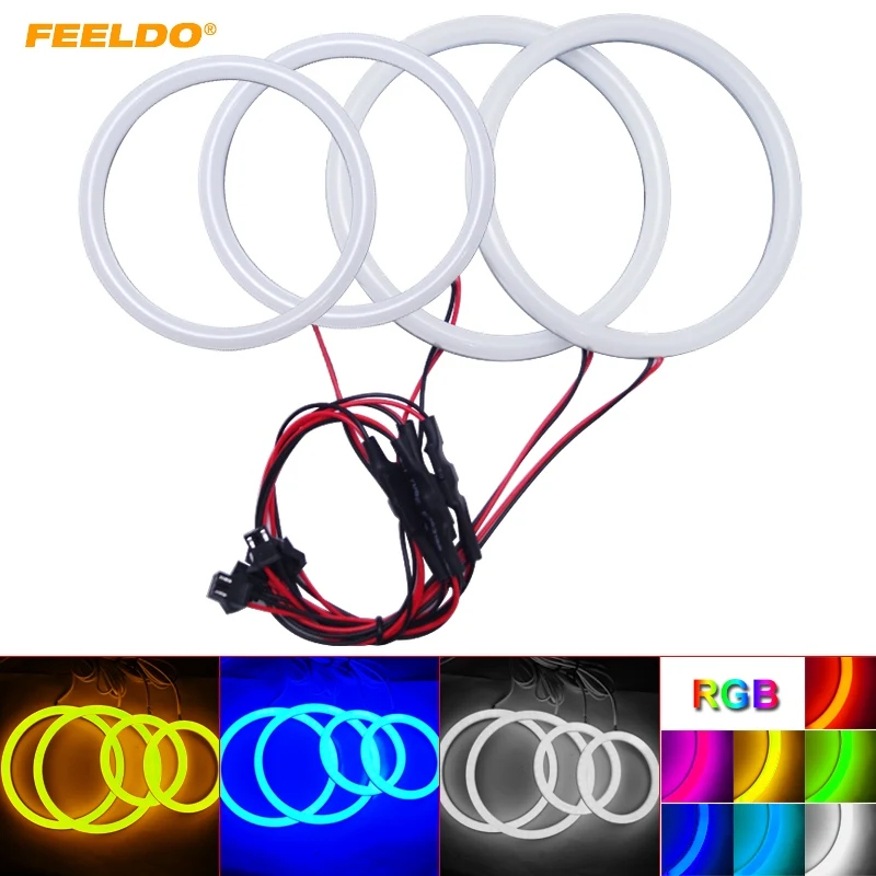 FEELDO 2x100мм 2x120мм Авто Halo кольца хлопковые огни SMD LED Ангельские Глазки для BMW E92 DRL # HQ3975
FEELDO 2x100мм 2x120мм Авто Halo кольца хлопковые огни SMD LED Ангельские Глазки для BMW E92 DRL # HQ3975