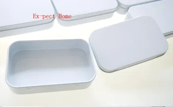 New Arrival white tin box Rectangle gift box sealing plain tin box 95x60x21mm without hinge
New Arrival white tin box Rectangle gift box sealing plain tin box 95x60x21mm without hinge