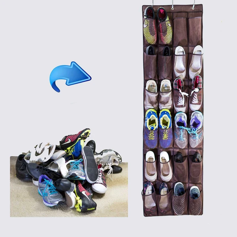 24 Pockets Closet Shoes Storage Bag Large Folding Wardrobe Hanging Bags Canvas Organizer Trunk Closet Rangement For Shoes Toys
24 Pockets Closet Shoes Storage Bag Large Folding Wardrobe Hanging Bags Canvas Organizer Trunk Closet Rangement For Shoes Toys