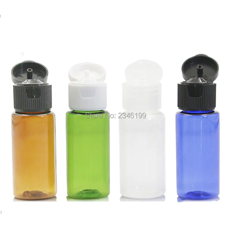 Plastic Bottle 15ml Empty Cosmetic Packaging Flip Cover Bottle Empty Plastic Cosmetic Container Transparent Cap Packaging (2)