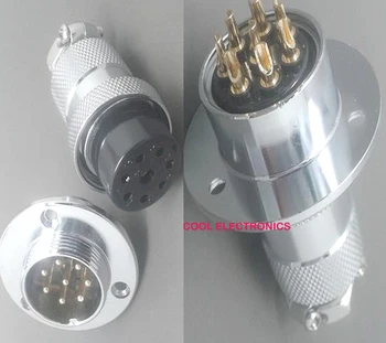5 Pair (10pcs) 8P 8 pin 25mm GX25 Flange Air Aviation Plug Male & Female Wire Panel Metal Connector Socket GX25-8
5 Pair (10pcs) 8P 8 pin 25mm GX25 Flange Air Aviation Plug Male & Female Wire Panel Metal Connector Socket GX25-8
