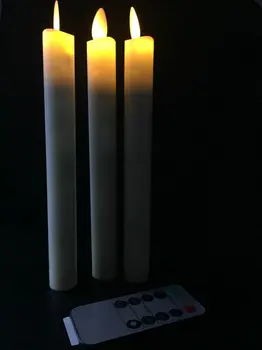 20pcs 8" moving dancing wick LED Taper remote controlled w/timer function Stick Candles Xmas Wedding Table Room Decoration-Amber
20pcs 8" moving dancing wick LED Taper remote controlled w/timer function Stick Candles Xmas Wedding Table Room Decoration-Amber
