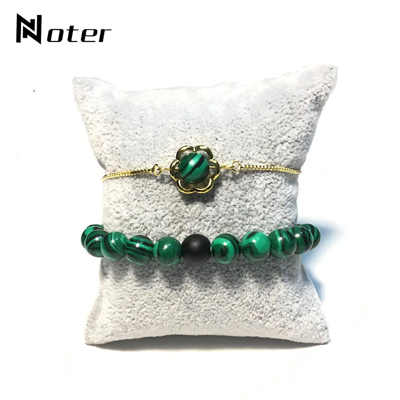 Trendy Couple Bracelet For Women Men Cute Flower Design Handmade Jewelry Beautiful Green Malachites Stone Beads Bracelet Armband
Trendy Couple Bracelet For Women Men Cute Flower Design Handmade Jewelry Beautiful Green Malachites Stone Beads Bracelet Armband