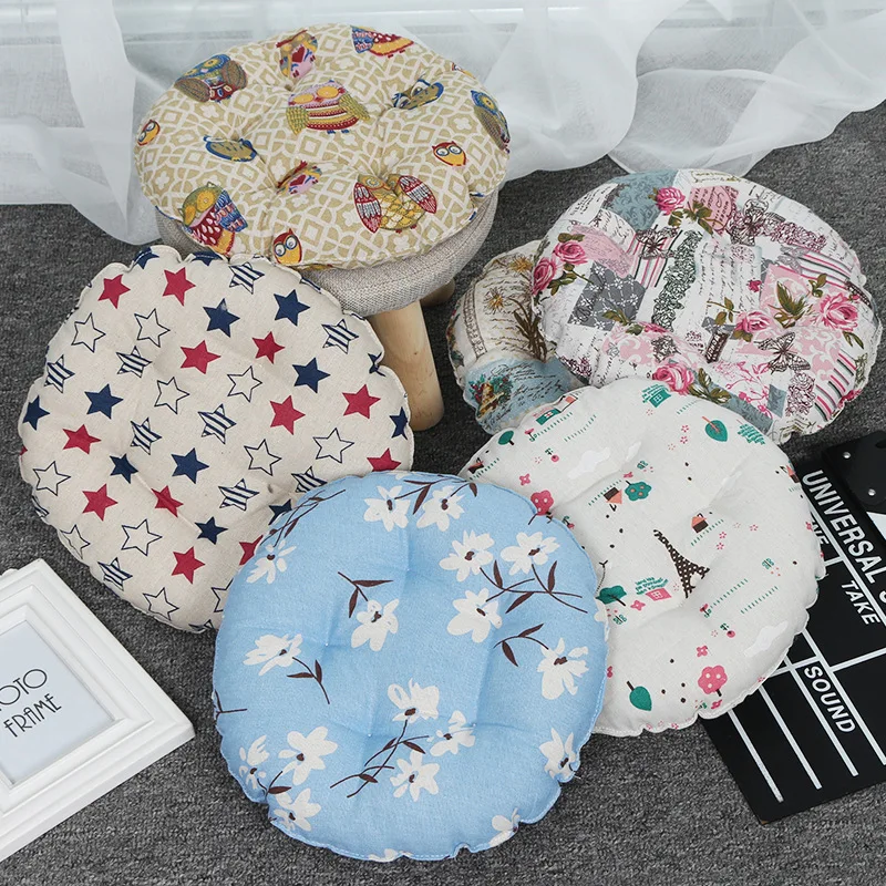 Linen Handmade Round Cushion Chair Sofa Car Seat Cushion Futon Office Tatami mat Idyllic Bay window home decor Diameter 48 cm
Linen Handmade Round Cushion Chair Sofa Car Seat Cushion Futon Office Tatami mat Idyllic Bay window home decor Diameter 48 cm
