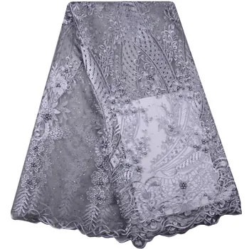 New Beaded African Lace Fabric 2018 Embroidered Nigerian Laces Fabric High Quality French Tulle Lace Fabric For Wedding Lace967B
New Beaded African Lace Fabric 2018 Embroidered Nigerian Laces Fabric High Quality French Tulle Lace Fabric For Wedding Lace967B