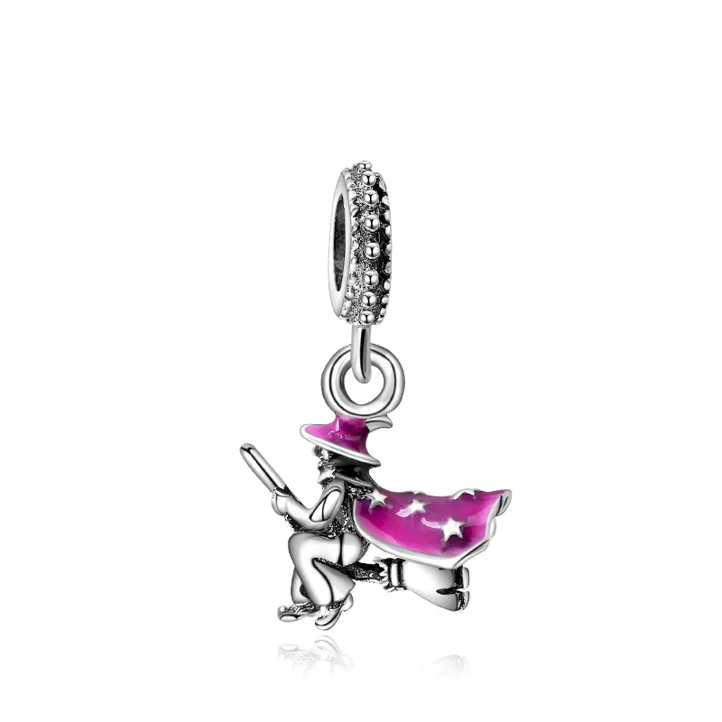 5PCS HTevak Alloy Pendant Purple Enamel Cloak Broom Magic Witch Magician Charm Fit Girl Bracelet & Necklaces Silver DIY Jewelry
5PCS HTevak Alloy Pendant Purple Enamel Cloak Broom Magic Witch Magician Charm Fit Girl Bracelet & Necklaces Silver DIY Jewelry