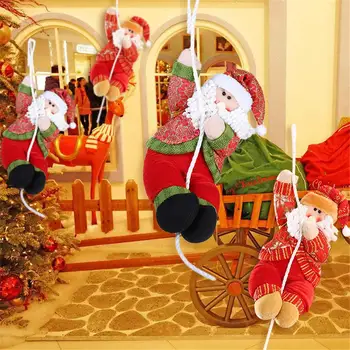 Santa Claus Climbing Rope Doll Christmas Decoration Hanging Decor for Window Shopping Mall Supermarket
Santa Claus Climbing Rope Doll Christmas Decoration Hanging Decor for Window Shopping Mall Supermarket