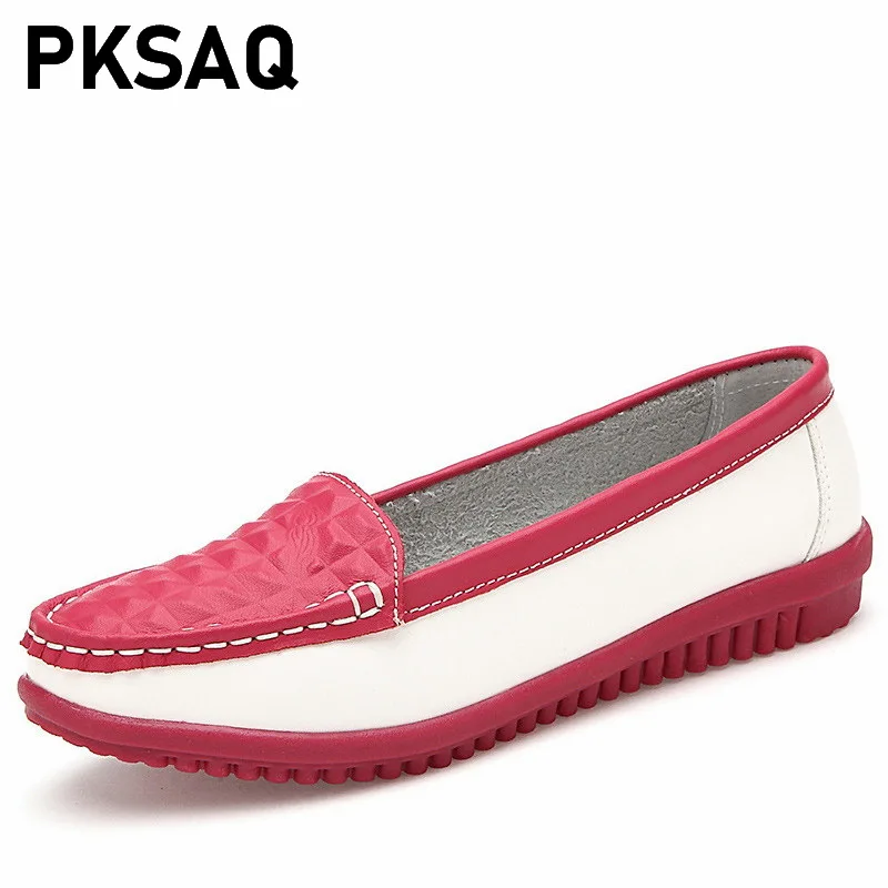 Women's Casual Shoes 2018 New Cow Leather Woman Flats Shoe Moccasins Female Loafers Slip On Boat Shoes Leisure Single Footwear
Women's Casual Shoes 2018 New Cow Leather Woman Flats Shoe Moccasins Female Loafers Slip On Boat Shoes Leisure Single Footwear