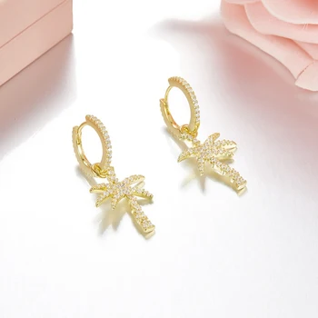 YP2171 925 Sterling Silver Crysta Zircon Palm Tree Dangle Earring Tree Style Earring Women Wedding Asymmetry Jewelry
YP2171 925 Sterling Silver Crysta Zircon Palm Tree Dangle Earring Tree Style Earring Women Wedding Asymmetry Jewelry