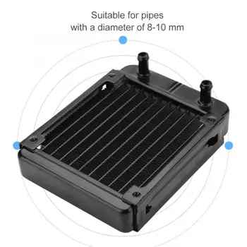 Aluminum 120MM Computer CPU Water Cooling Radiator Cooler Heatsink 10 Tubes for Computer Host Water Cooling System
Aluminum 120MM Computer CPU Water Cooling Radiator Cooler Heatsink 10 Tubes for Computer Host Water Cooling System