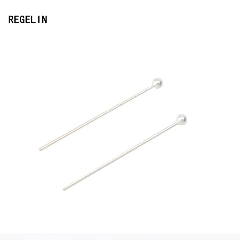 REGELIN 10pcs/bag 925 sterling silver 20/30/40mm Length round Head bead Pins Needles For DIY Jewelry Making Accessories
REGELIN 10pcs/bag 925 sterling silver 20/30/40mm Length round Head bead Pins Needles For DIY Jewelry Making Accessories