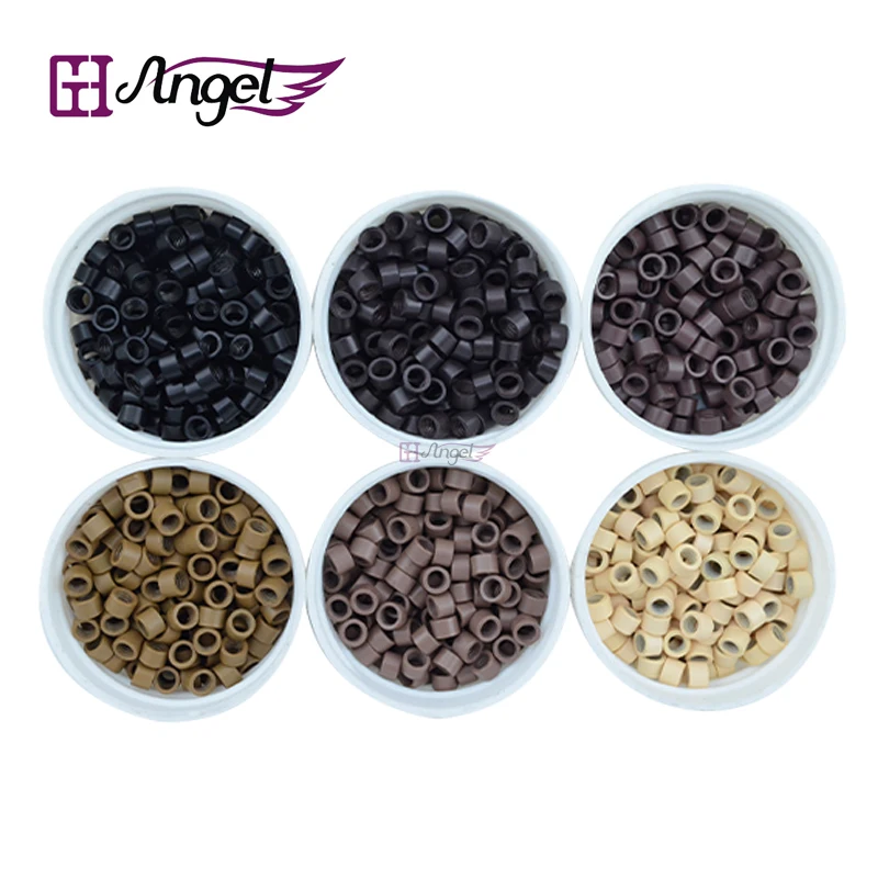 Wholesale 1000pcs 4.0*2.7*2.7mm Aluminium Microlinks Rings With Screw Hair Beads For Feather Human Hair Extension Tools 7 Colors
Wholesale 1000pcs 4.0*2.7*2.7mm Aluminium Microlinks Rings With Screw Hair Beads For Feather Human Hair Extension Tools 7 Colors