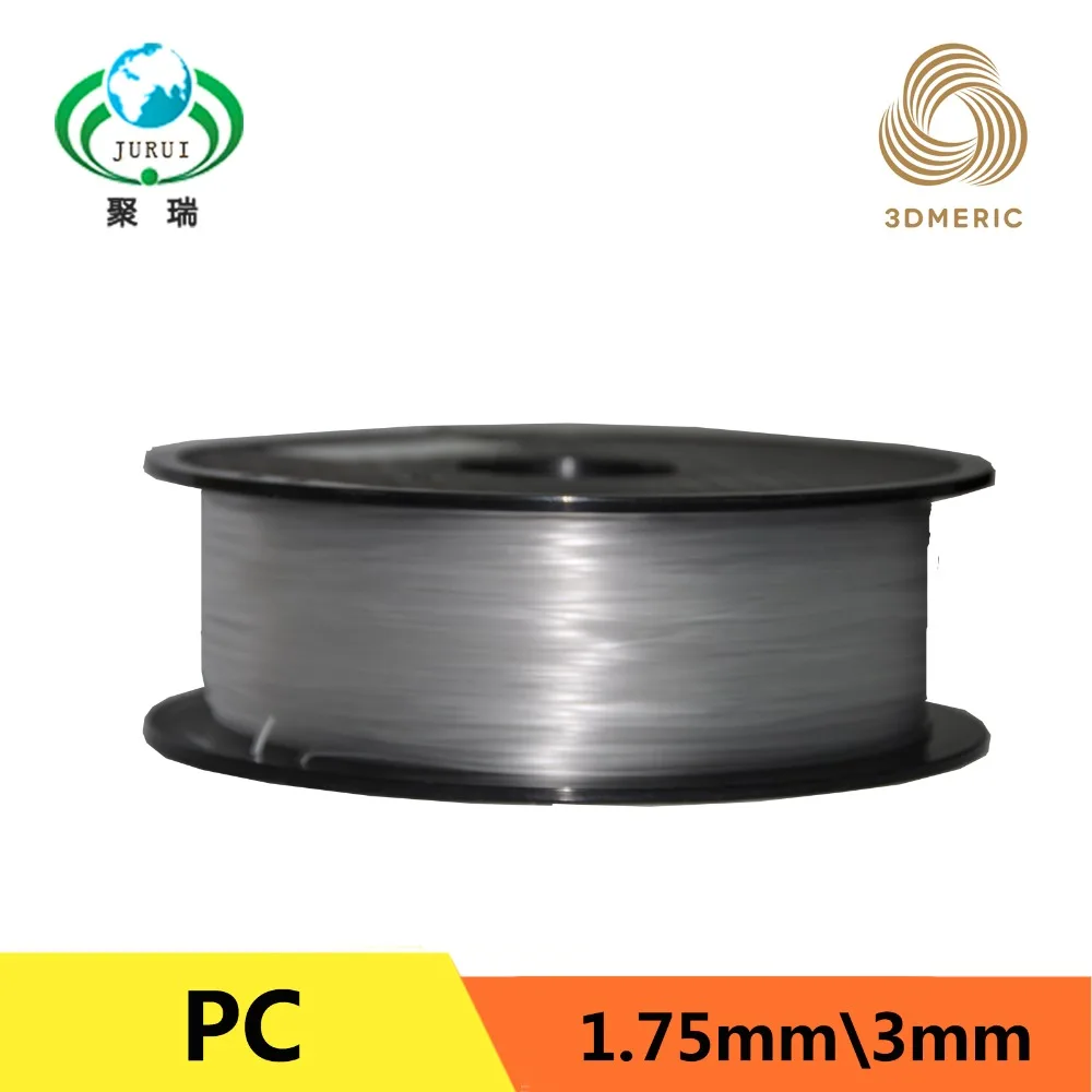 2017 Transparent PC 3D 1.75 printer filament with high toughness and plump colors with free shipping
2017 Transparent PC 3D 1.75 printer filament with high toughness and plump colors with free shipping