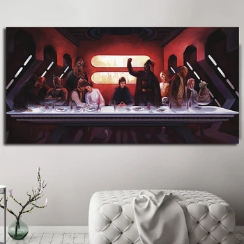 Star Wars Canvas Painting The Last Supper Oil Print Movie Darth Vader Poster Wall Art Picture for Living Room Home Decoration
Star Wars Canvas Painting The Last Supper Oil Print Movie Darth Vader Poster Wall Art Picture for Living Room Home Decoration