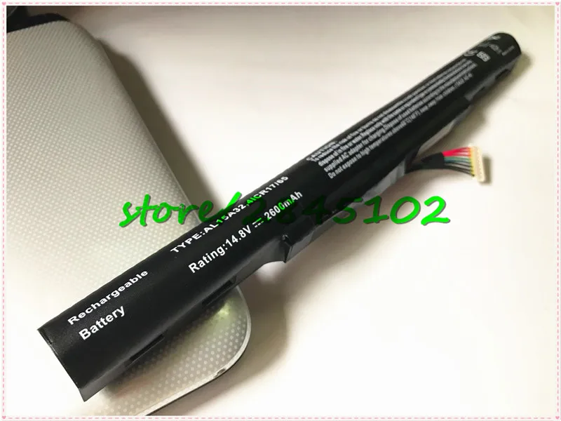 14.8V al15a32 laptop for Acer Aspire E5-522 E5-522G E5-532 E5-532T E5-573 Battery KT.00403.025, KT.00403.034, KT.004B3.025
14.8V al15a32 laptop for Acer Aspire E5-522 E5-522G E5-532 E5-532T E5-573 Battery KT.00403.025, KT.00403.034, KT.004B3.025