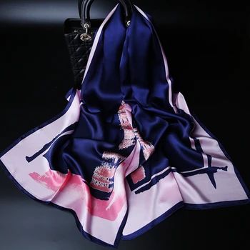 Luxury 100% Soft Satin Silk Scarf Women Long Silk Scarf Shawl Wraps 175x53cm Female Gifts
Luxury 100% Soft Satin Silk Scarf Women Long Silk Scarf Shawl Wraps 175x53cm Female Gifts