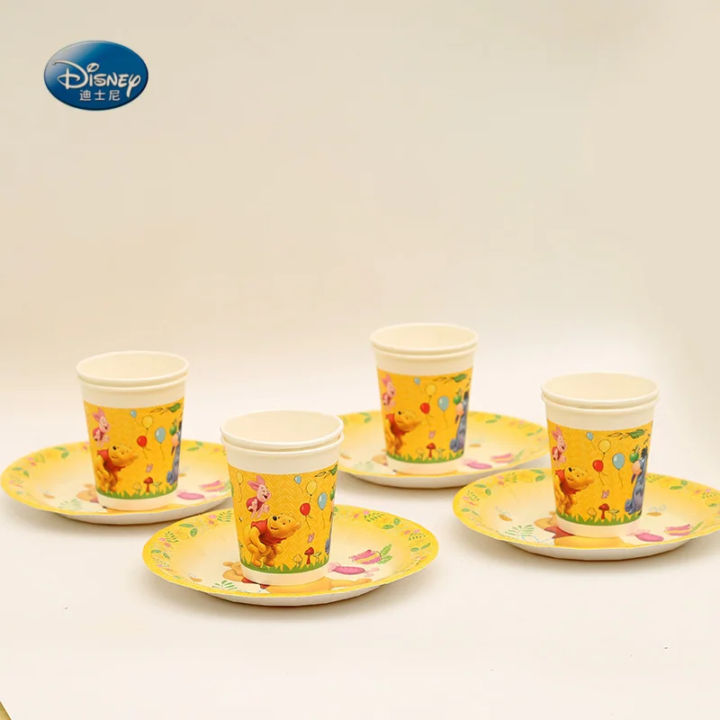 48pcs Cartoon Winnie Party Paper Plate Cup Disposable Tableware Set For Pooh Birthday Baby Shower Decorations Party Supplies
48pcs Cartoon Winnie Party Paper Plate Cup Disposable Tableware Set For Pooh Birthday Baby Shower Decorations Party Supplies