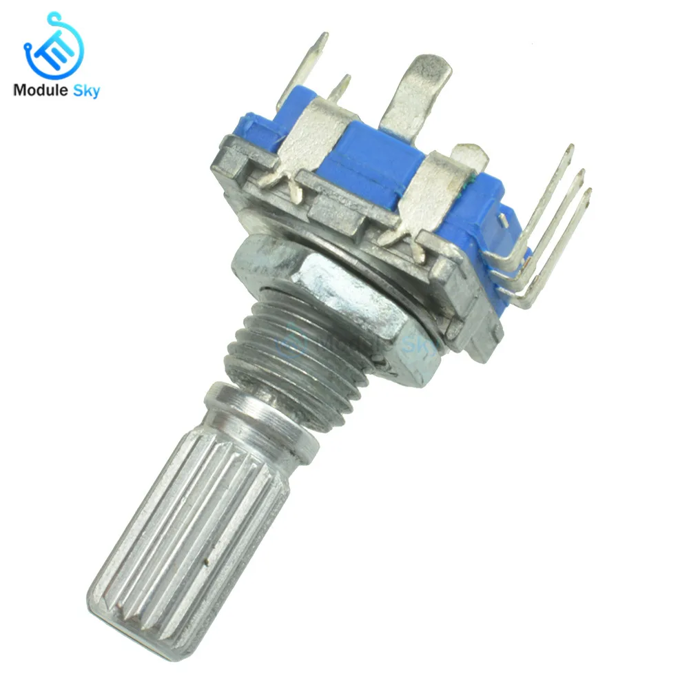 2Pcs Rotary Encoder Switch EC11 Audio Digital Potentiometer With Handle Length 20mm
2Pcs Rotary Encoder Switch EC11 Audio Digital Potentiometer With Handle Length 20mm