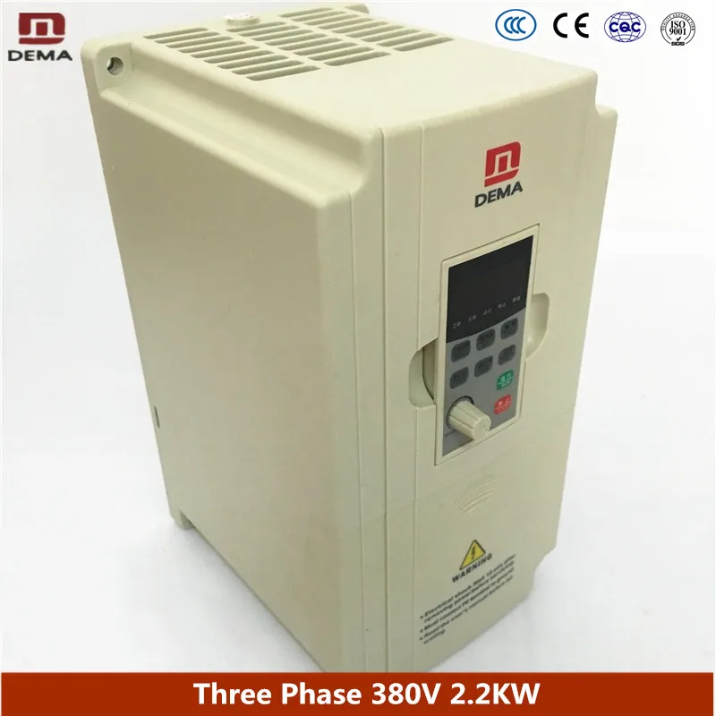 DEMA D5M Series Professional Energy Saving 3 Phase 380V 2.2KW Frequency Inverter VFD Adjustable Speed Drive Frequency Converter
DEMA D5M Series Professional Energy Saving 3 Phase 380V 2.2KW Frequency Inverter VFD Adjustable Speed Drive Frequency Converter