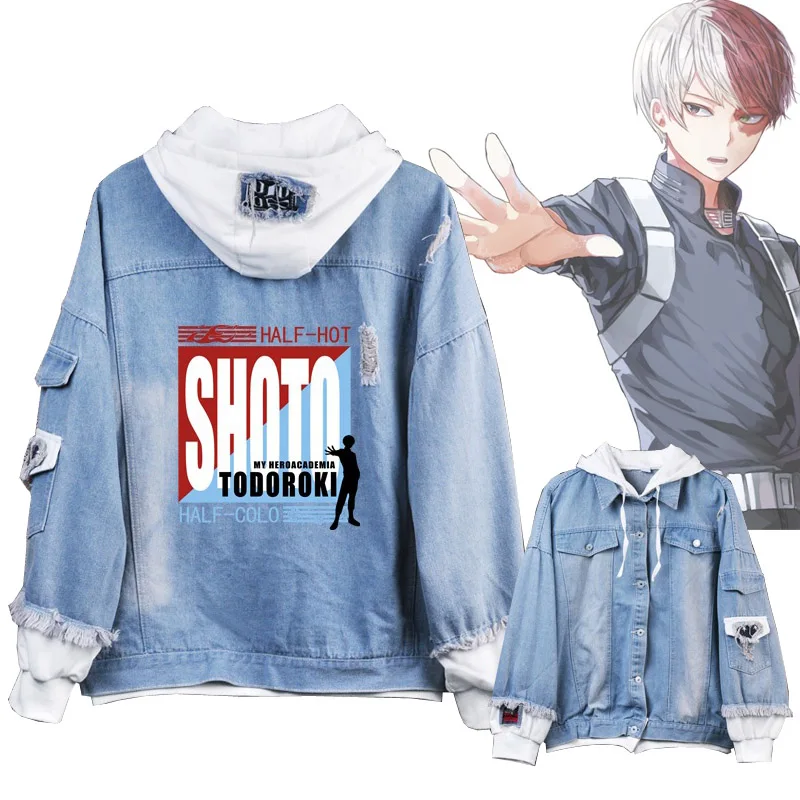 Boku No My Hero Academia Midoriya Shoto Todoroki Cosplay Hoodies Costumes Men Women Denim Jacket
Boku No My Hero Academia Midoriya Shoto Todoroki Cosplay Hoodies Costumes Men Women Denim Jacket