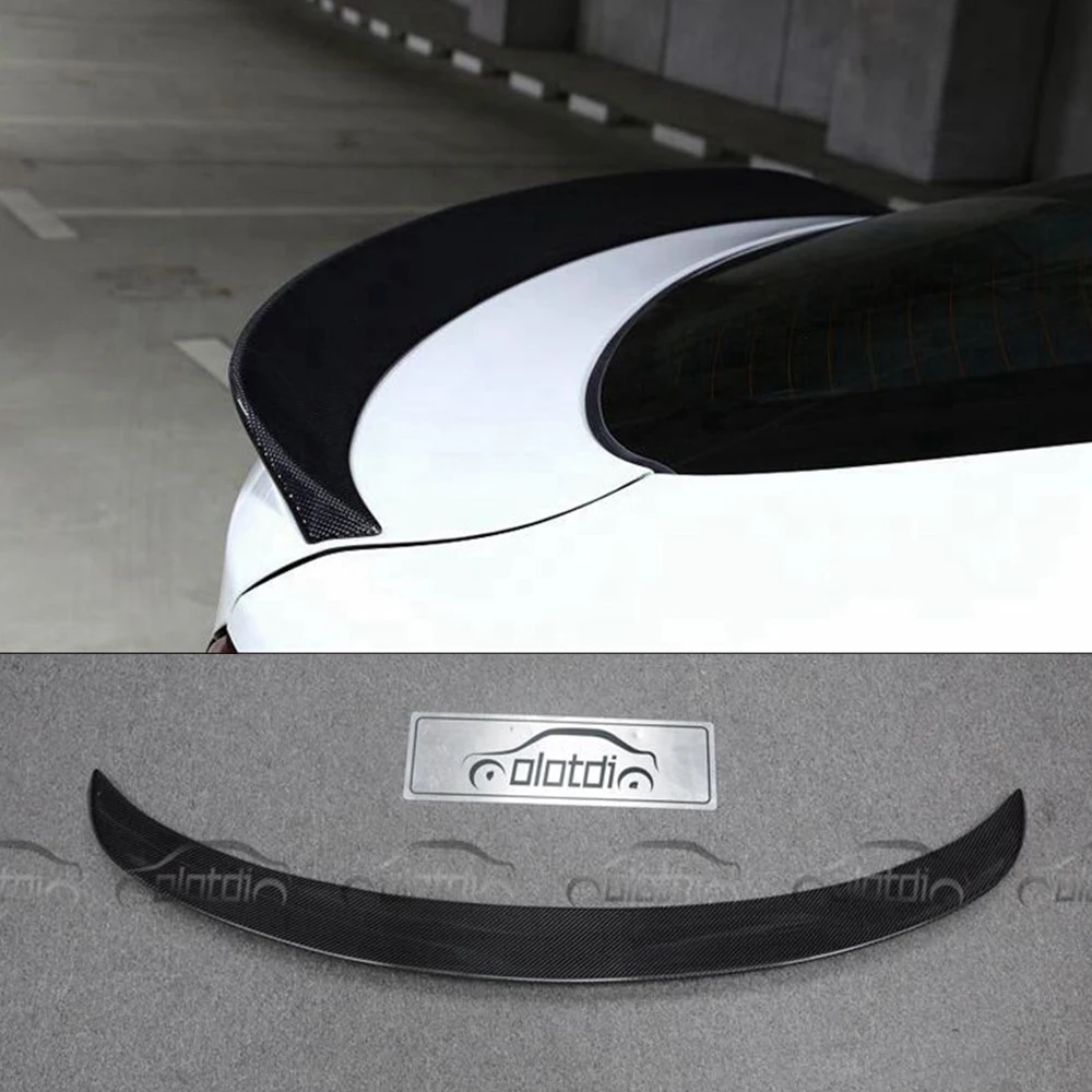 Для BMW F16 F86 X6 X6M автомобильный Стайлинг из настоящего углеродного волокна задний
