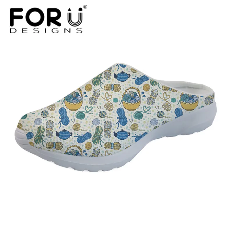 FORUDESIGNS Women Casual Summer Sandals Cartoon Knitting Yarn Printing Breathable Mesh House Slippers Girls Light Flat Shoes
FORUDESIGNS Women Casual Summer Sandals Cartoon Knitting Yarn Printing Breathable Mesh House Slippers Girls Light Flat Shoes