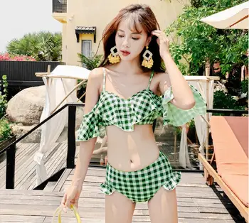 Swimsuit Female Separate Woman Swimsuits Closed Girls Bathing Suit Sexy Swim Grid Retro Bubble Suits Plaid Spandex Sierra Surfer
Swimsuit Female Separate Woman Swimsuits Closed Girls Bathing Suit Sexy Swim Grid Retro Bubble Suits Plaid Spandex Sierra Surfer