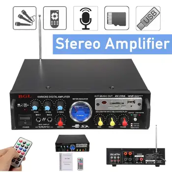 Stereo Amplifier 12v 220v 5.1 Channel Audio Power HiFi APE Dual Microphone Interface Speaker with Remote Control for Car Home
Stereo Amplifier 12v 220v 5.1 Channel Audio Power HiFi APE Dual Microphone Interface Speaker with Remote Control for Car Home