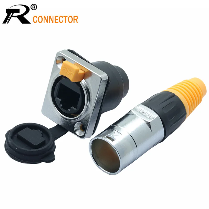 10pcs Waterproof RJ45 Panel Mount Right Angle Chassis 8P8C RJ45 Female Jack Ethernet Male Plug Socket Waterproof IP65 Connector
10pcs Waterproof RJ45 Panel Mount Right Angle Chassis 8P8C RJ45 Female Jack Ethernet Male Plug Socket Waterproof IP65 Connector