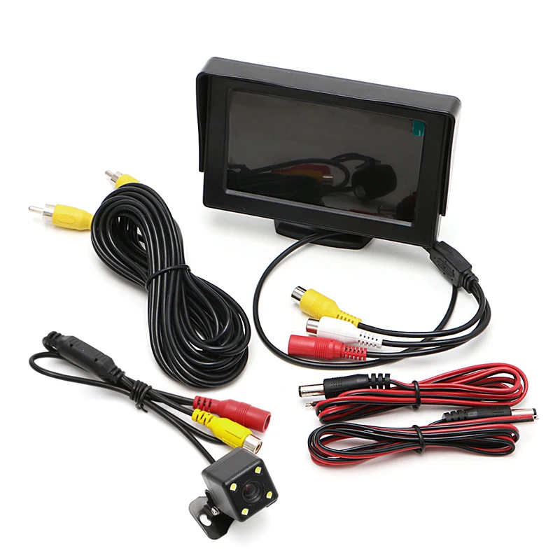 2 In1 Car Parking 4.3" TFT LCD Color Display Monitor+Waterproof Rearview Camera
2 In1 Car Parking 4.3" TFT LCD Color Display Monitor+Waterproof Rearview Camera