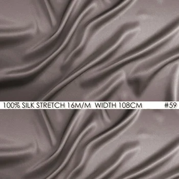 SILK STRETCH SATIN Fabric 108cm width 16momme/95% Pure Silk Fabric+5% Spandex for Wedding Party Dress-NO59 Reddish Grey
SILK STRETCH SATIN Fabric 108cm width 16momme/95% Pure Silk Fabric+5% Spandex for Wedding Party Dress-NO59 Reddish Grey