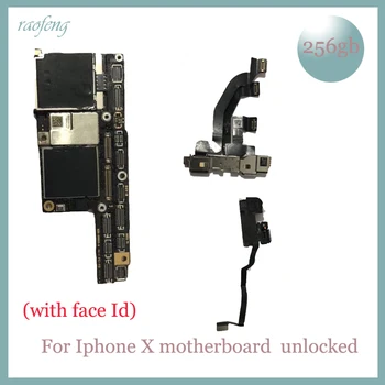 Raofeng with face id 256gb for iphone X Motherboard well worked unlocked for iphone X mainboard with full chips Logic Boards
Raofeng with face id 256gb for iphone X Motherboard well worked unlocked for iphone X mainboard with full chips Logic Boards