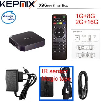 50pcs x96 mini optional IR 2G+16G or 1G 8G Amlogic S905W 2.4G 17.3 Media Player 7.1 Android
50pcs x96 mini optional IR 2G+16G or 1G 8G Amlogic S905W 2.4G 17.3 Media Player 7.1 Android