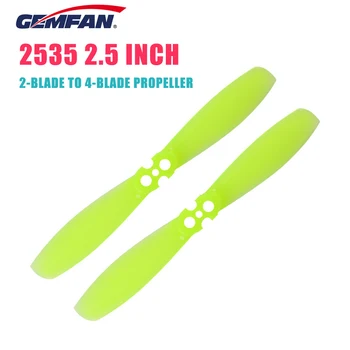 4 Pairs Gemfan RotorX 2535 2.5 Inch 2-Blade to 4-Blade Propeller CW CCW for RC Drone FPV Racing DIY Accessories Replacement Part
4 Pairs Gemfan RotorX 2535 2.5 Inch 2-Blade to 4-Blade Propeller CW CCW for RC Drone FPV Racing DIY Accessories Replacement Part