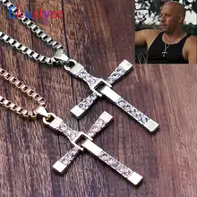 Pendant Necklace Movie Jewelry Fast-And-The-Furious Classic Cross Fashion Men Toretto Pendant Necklace Movie Jewelry Fast-And-The-Furious Classic Cross Fashion Men Toretto