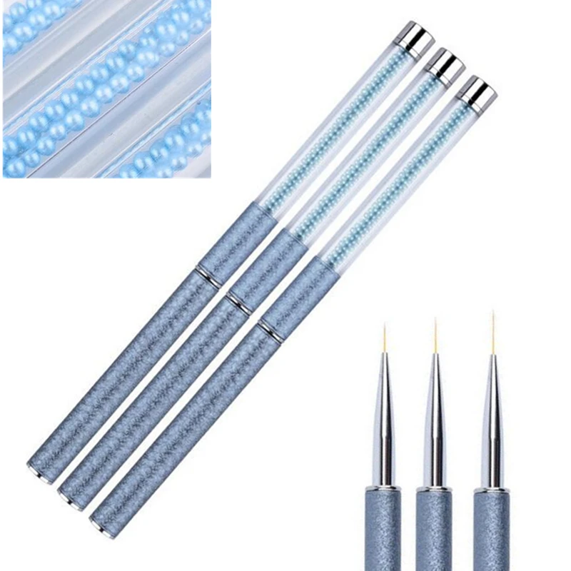 7/9/11mm Nail Art Metal Scrub Pearl Acrylic Lines Painting Flower Drawing Design Brush Pen UV Gel Polish Tips DIY Manicure Tools
7/9/11mm Nail Art Metal Scrub Pearl Acrylic Lines Painting Flower Drawing Design Brush Pen UV Gel Polish Tips DIY Manicure Tools