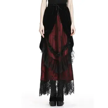 Darkinlove Women's Vintage Layered Lace & Velour Skirt KW133
Darkinlove Women's Vintage Layered Lace & Velour Skirt KW133