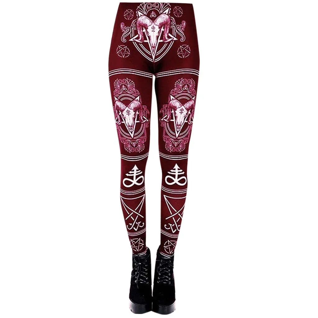 Spring Women Print Yoga Pants Ladies Fashion Printing High Waist Long Pants Leggings Gothic Pants Casual Gym Leggings
Spring Women Print Yoga Pants Ladies Fashion Printing High Waist Long Pants Leggings Gothic Pants Casual Gym Leggings