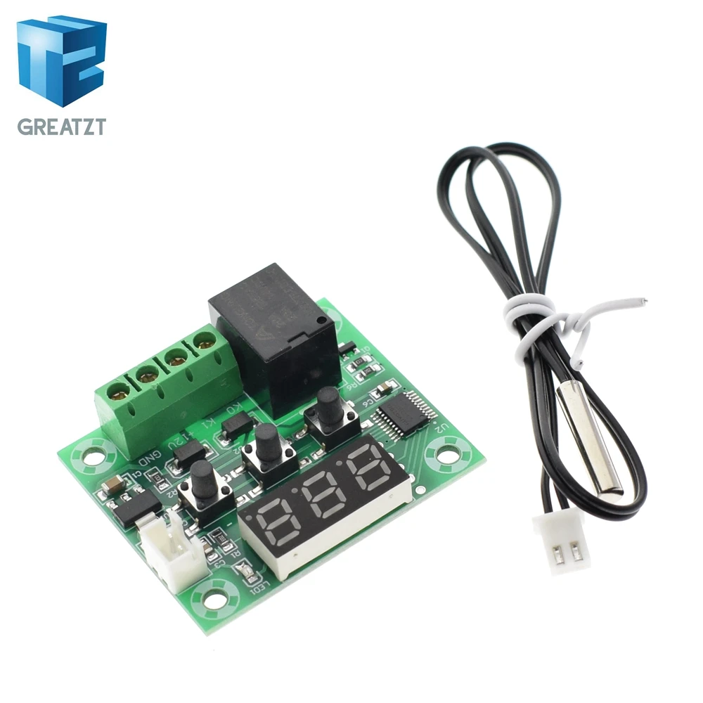 1PCS W1209 DC 12V heat cool temp thermostat temperature control switch temperature controller thermometer thermo controller
1PCS W1209 DC 12V heat cool temp thermostat temperature control switch temperature controller thermometer thermo controller