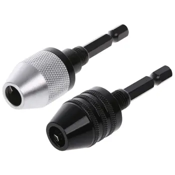 6.35mm Keyless Drill Chuck Screwdriver Impact Driver Adapter 1/4" Hex Shank Twist Bit 0.3-6.5mm Quick Change
6.35mm Keyless Drill Chuck Screwdriver Impact Driver Adapter 1/4" Hex Shank Twist Bit 0.3-6.5mm Quick Change