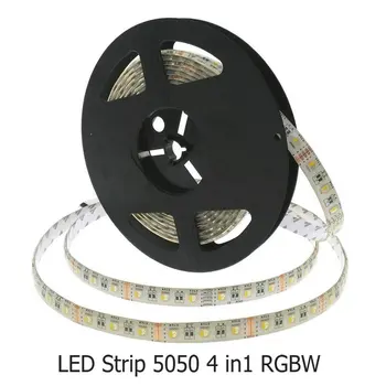 4 in 1 RGBW LED Strip 5050 RGB+White / RGB+Warm White 4 color in 1 LED Chip 60 LED/m 5m/lot Flexible Home Decoration Lighting
4 in 1 RGBW LED Strip 5050 RGB+White / RGB+Warm White 4 color in 1 LED Chip 60 LED/m 5m/lot Flexible Home Decoration Lighting